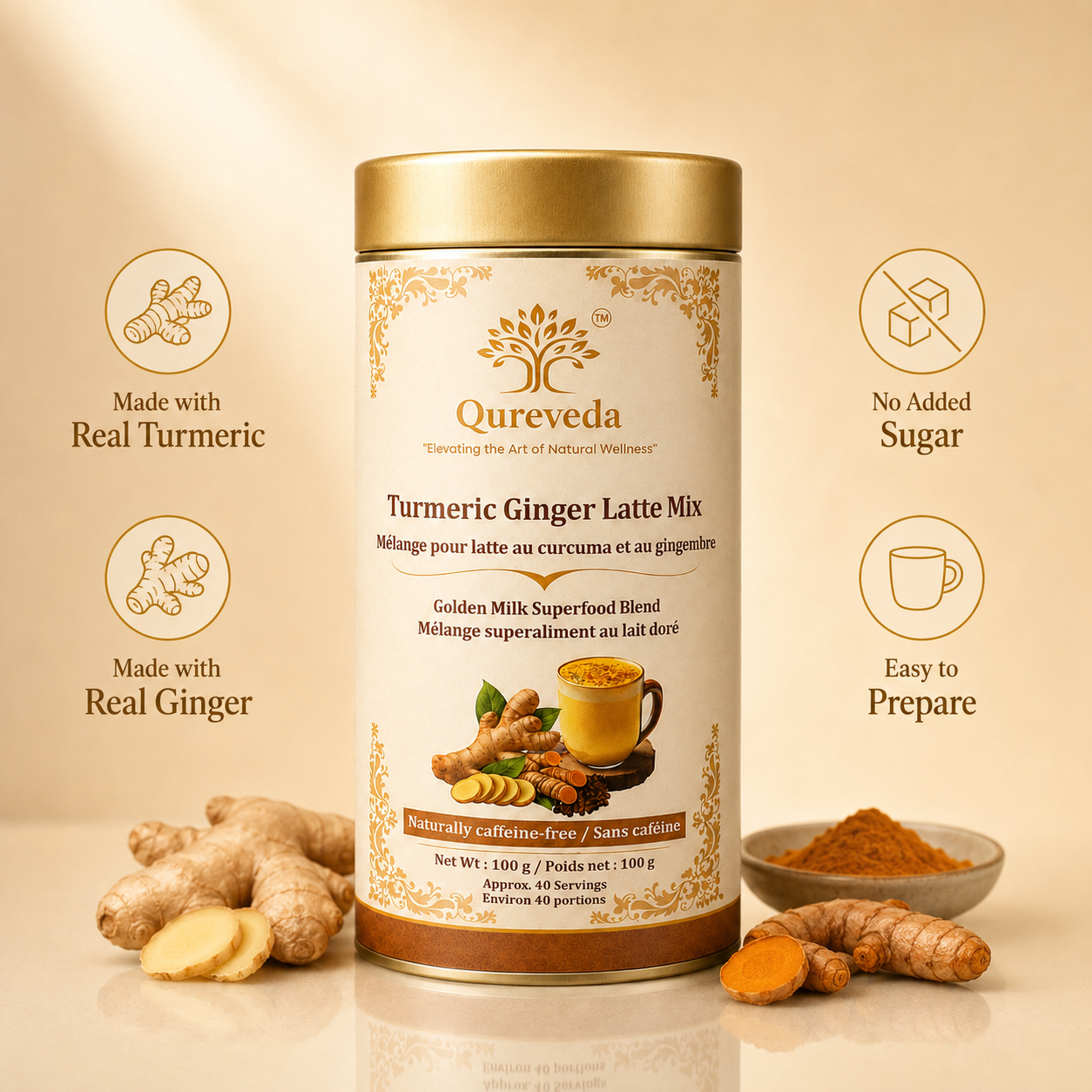 Turmeric Ginger Latte Mix