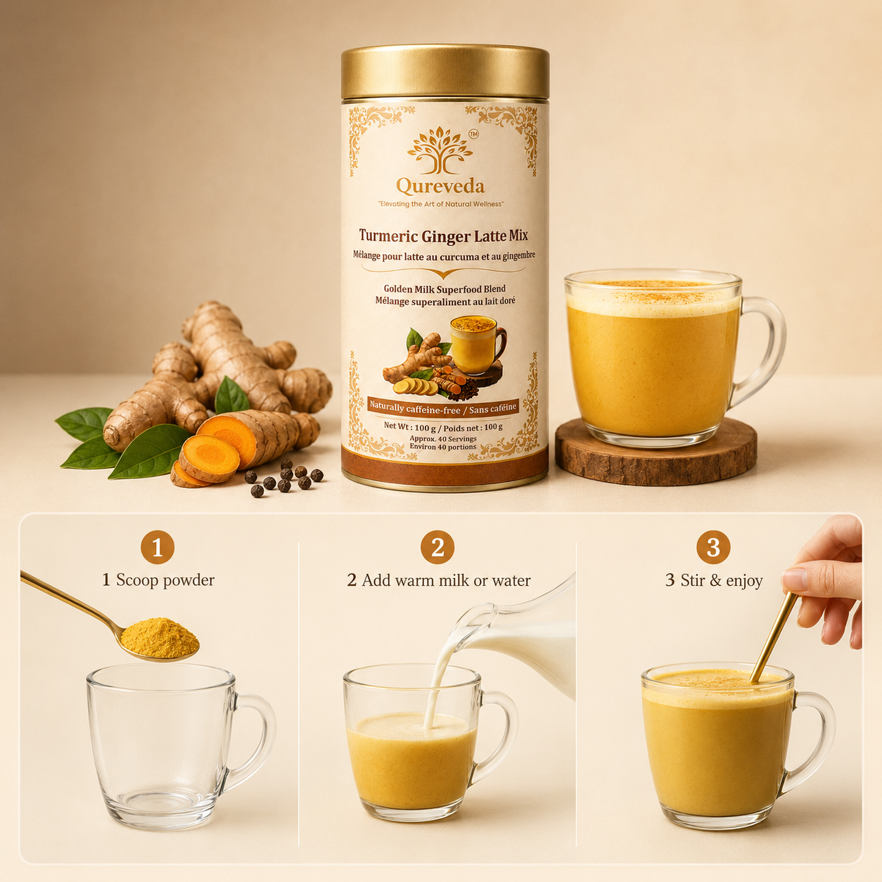 Turmeric Ginger Latte Mix