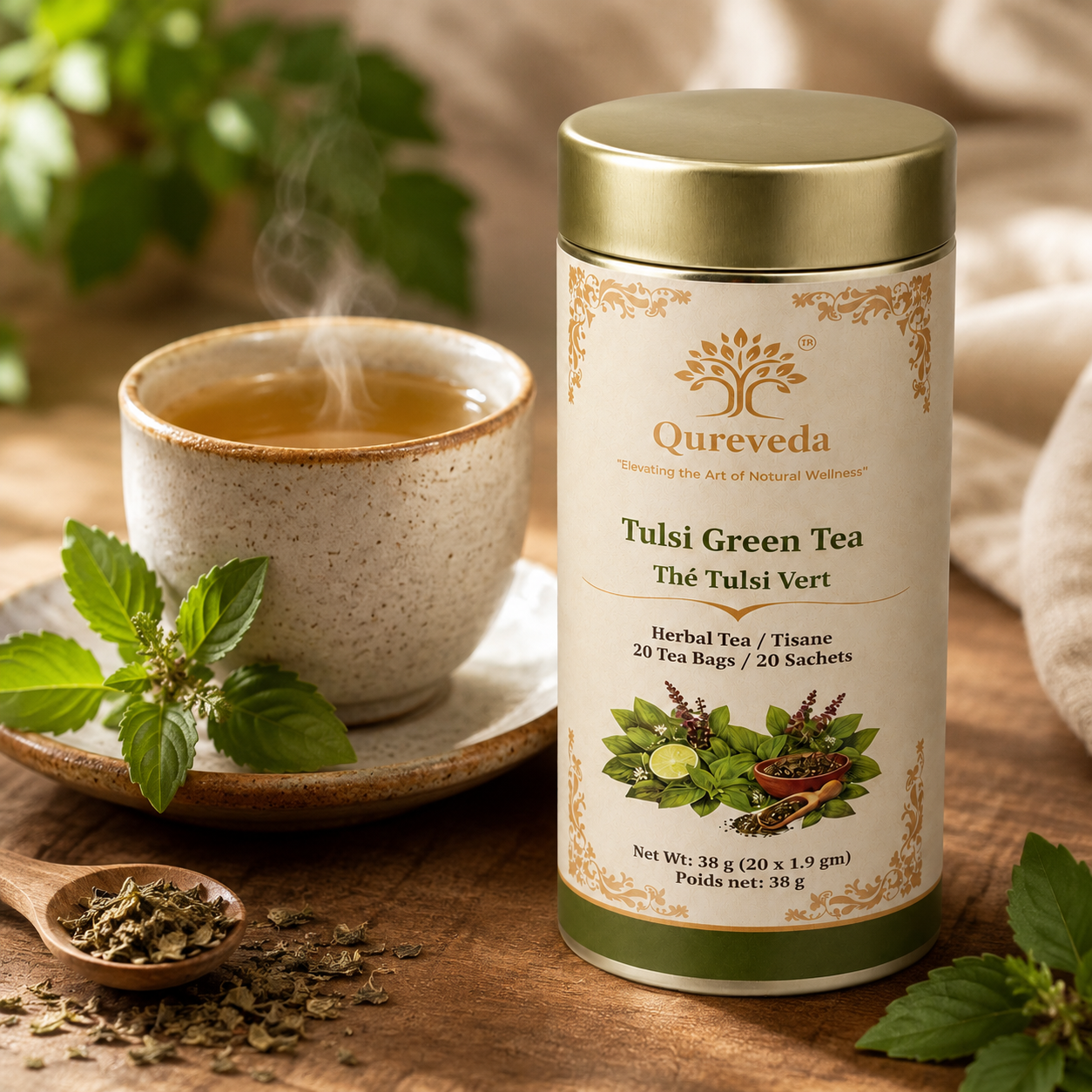 Tulsi Green Tea