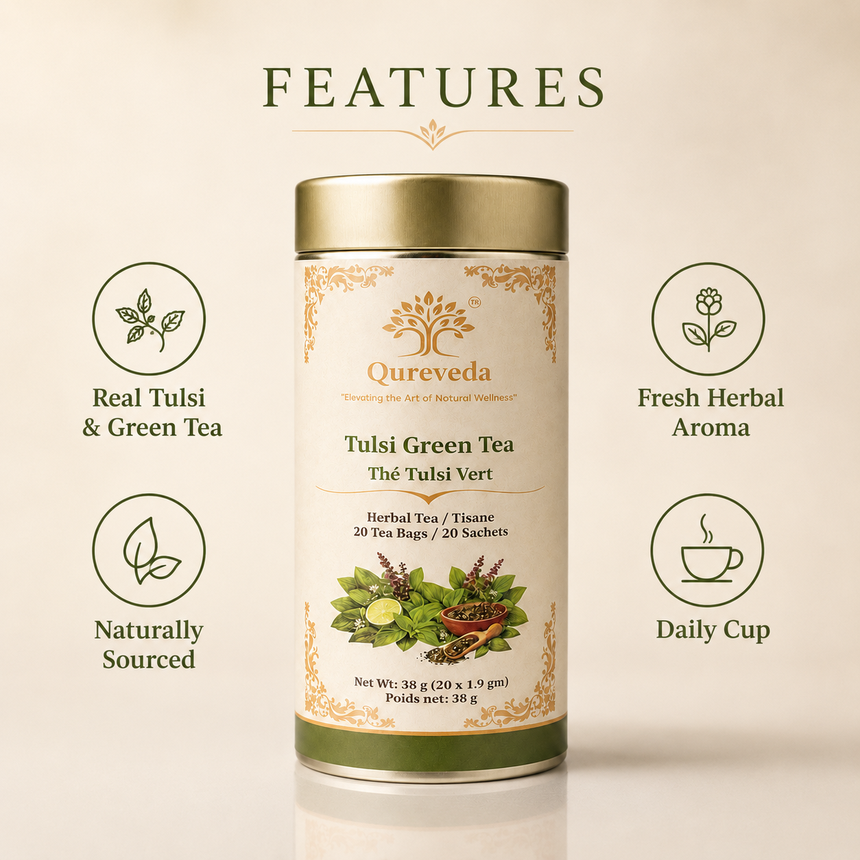 Tulsi Green Tea