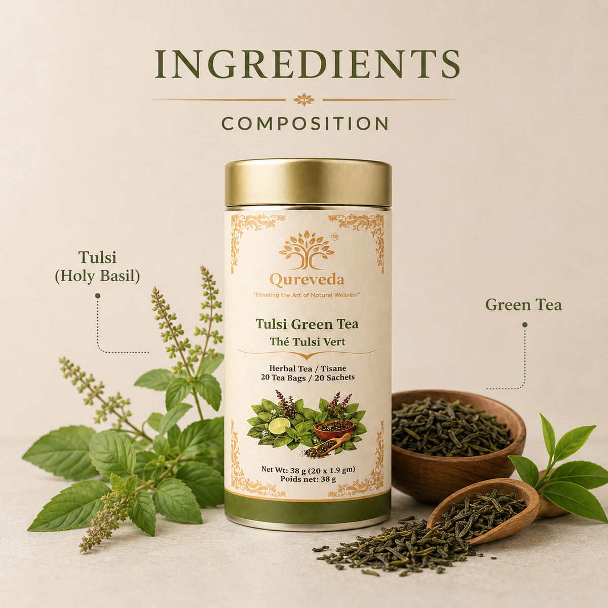 Tulsi Green Tea