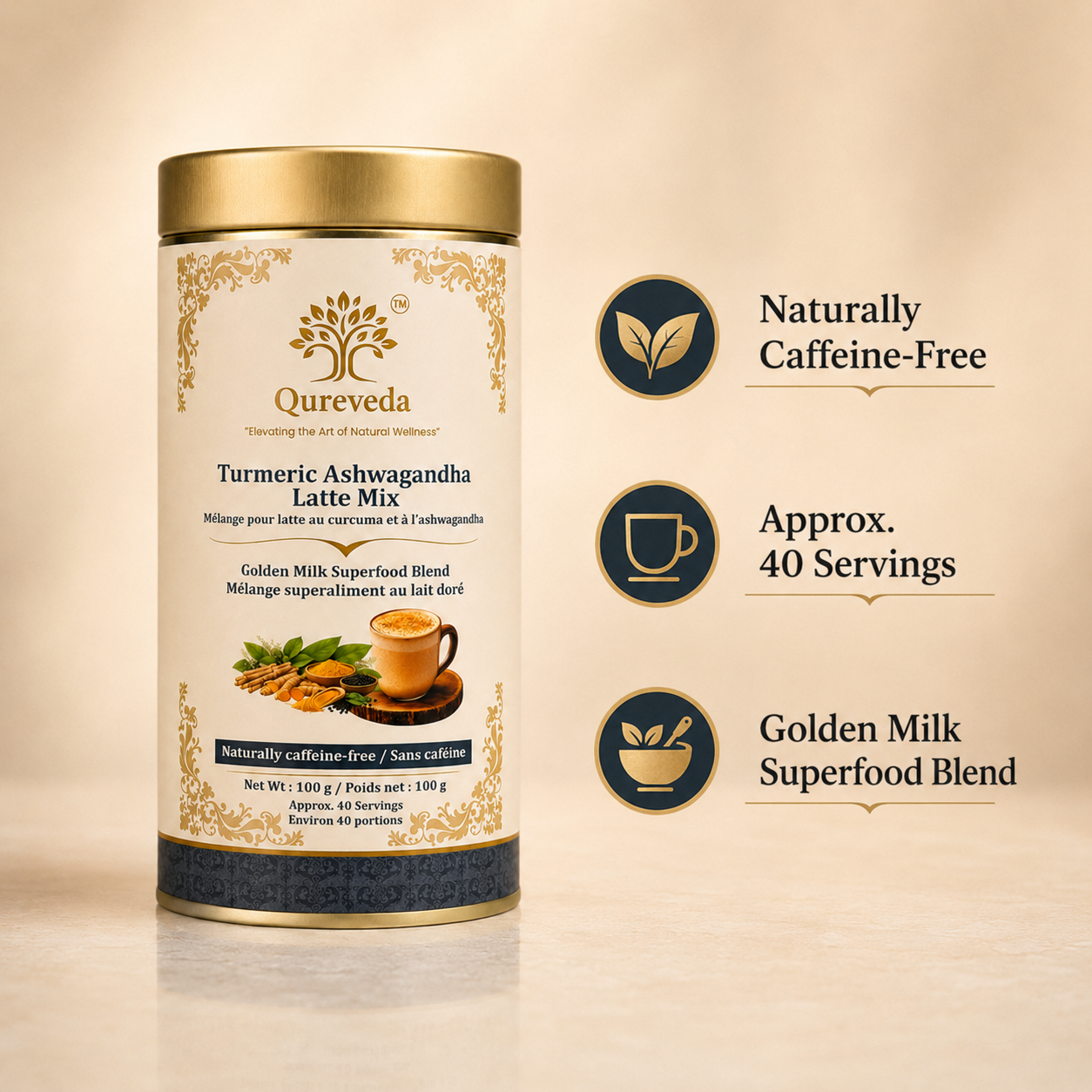 Turmeric Ashwagandha Latte Mix