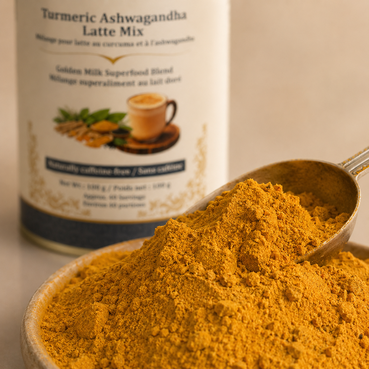 Turmeric Ashwagandha Latte Mix