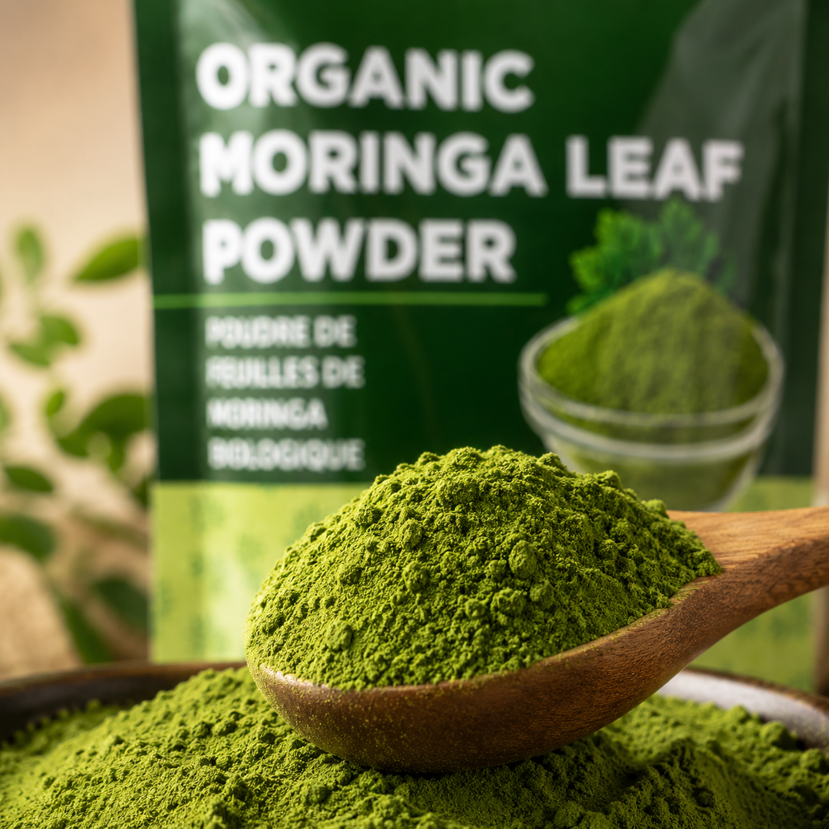 Organic Handpicked Moringa Leaf Powder